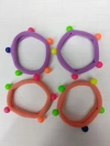 Colorful light-colored beaded high-elasticity hair bands and hair ties Application Scenario